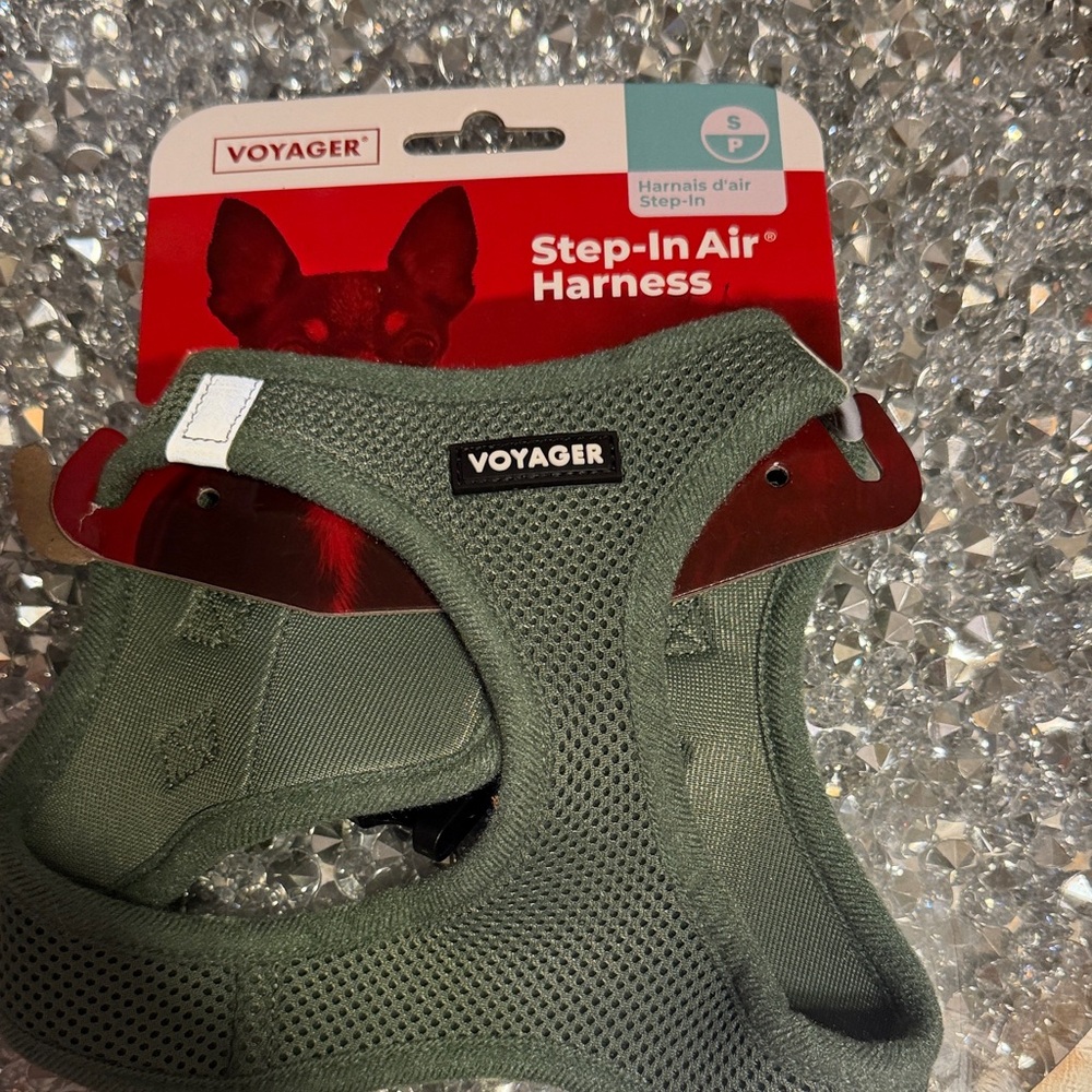 Voyager Step-In Air Dog Harness - Green